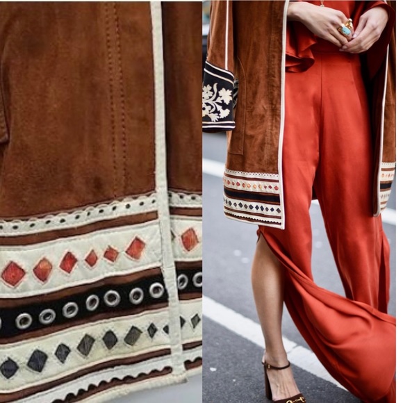 Free People Cavalier Suede Coat Small, Extremely Rare - Picture 8 of 16